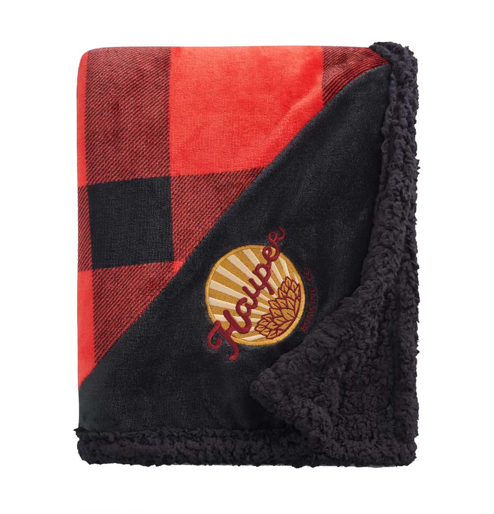 Field  Co. Buffalo Plaid Sherpa Blanket