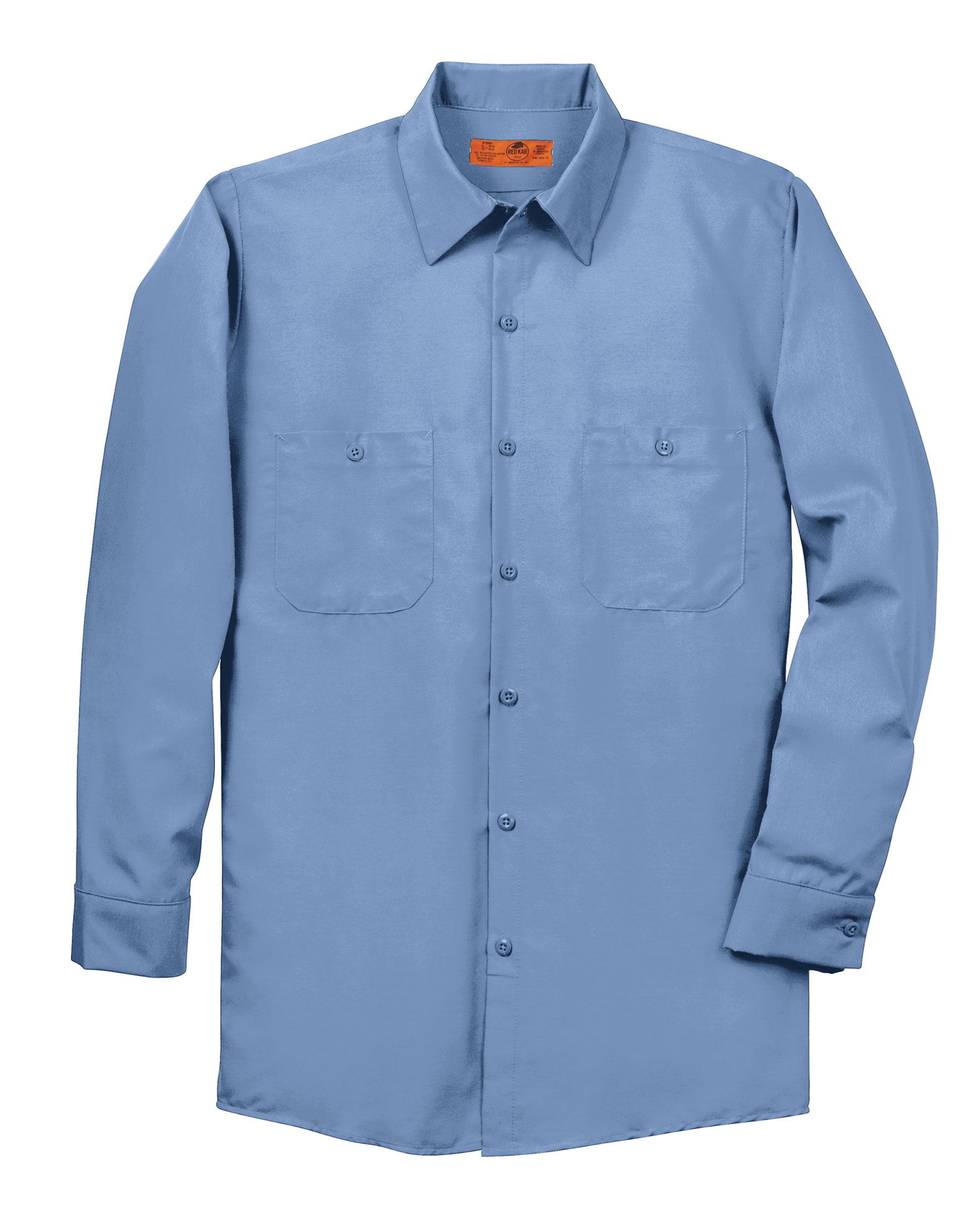Red Kap Mens Long Sleeve Industrial Work Shirt