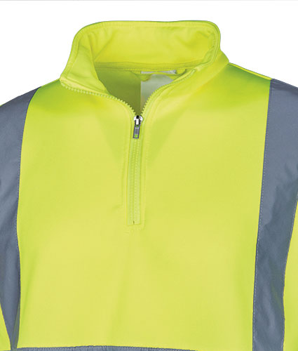 Charles River Adult 14-Zip Hi-Vis Sweatshirt