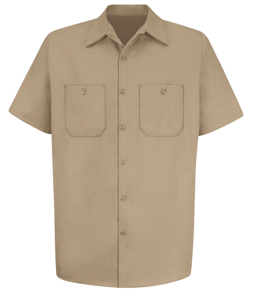 Red Kap Mens 100 Cotton Short Sleeve Uniform Shirt