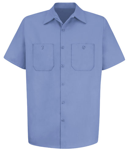 Red Kap Mens 100 Cotton Short Sleeve Uniform Shirt