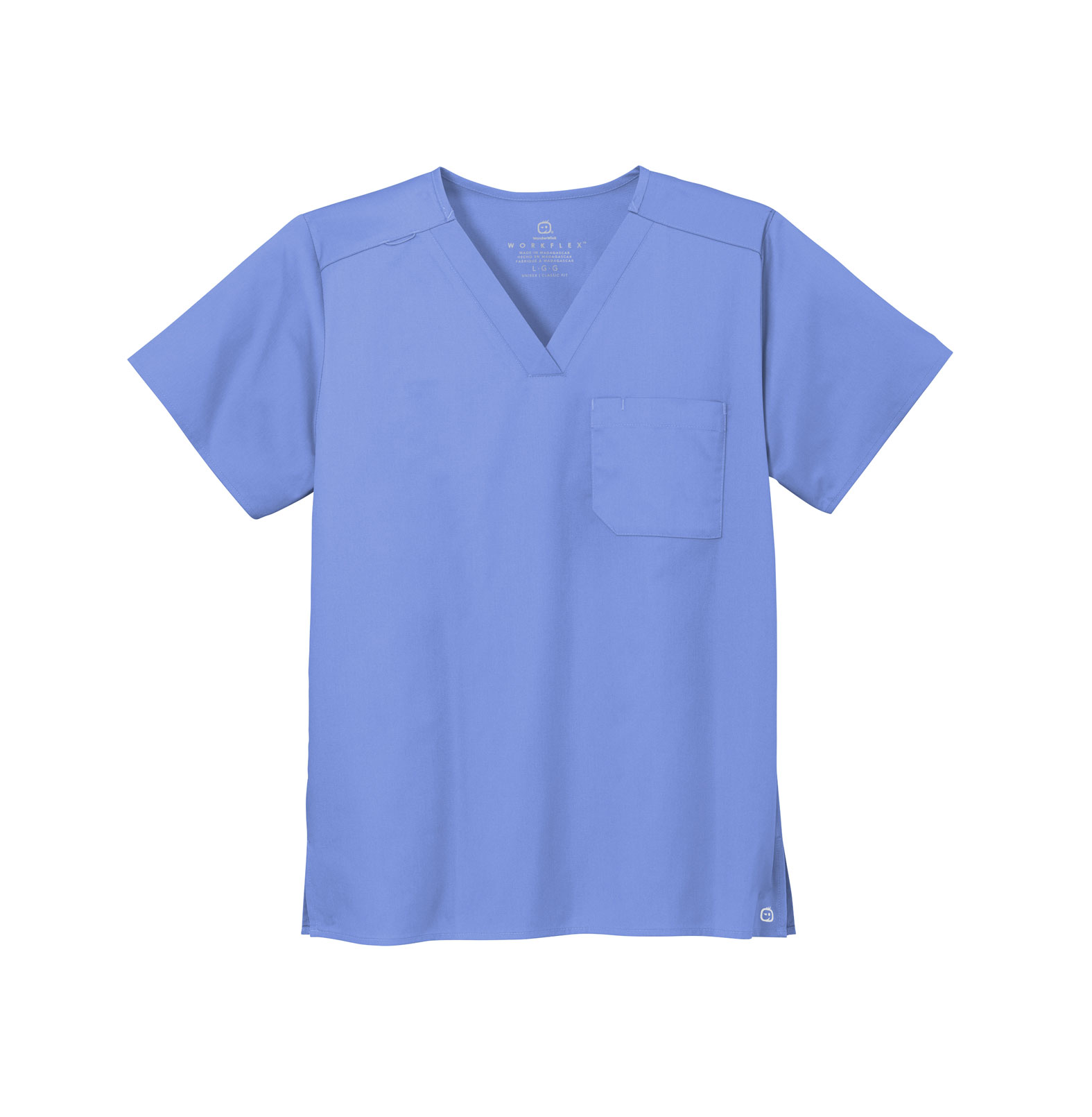 WonderWink Unisex WorkFlex Chest Pocket V-Neck Top