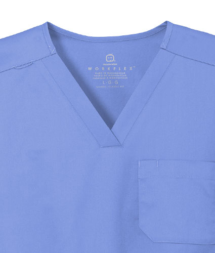 WonderWink Unisex WorkFlex Chest Pocket V-Neck Top