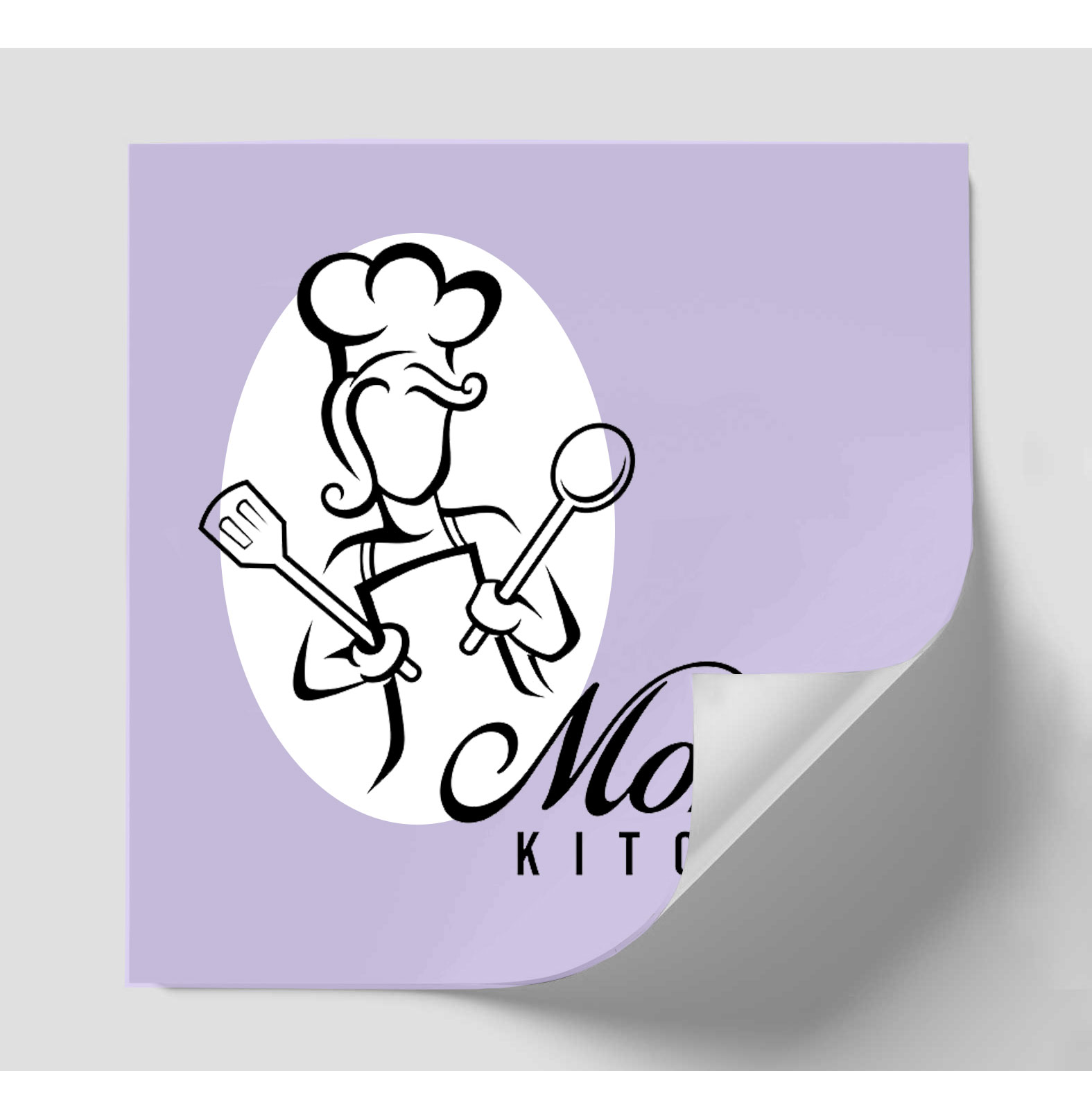 2 inch Square Waterproof Vinyl Sticker
