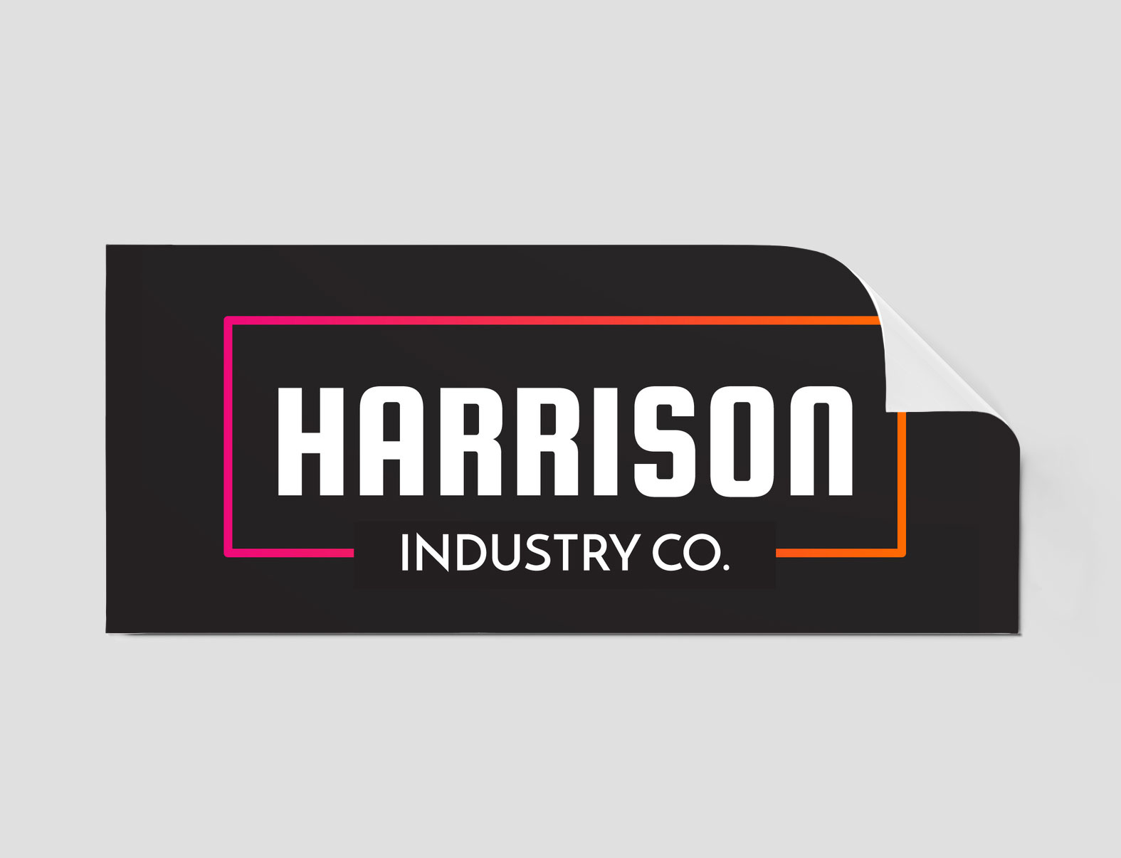 11 inch x 3 inch High Gloss Vinyl Waterproof Bumper Sticker