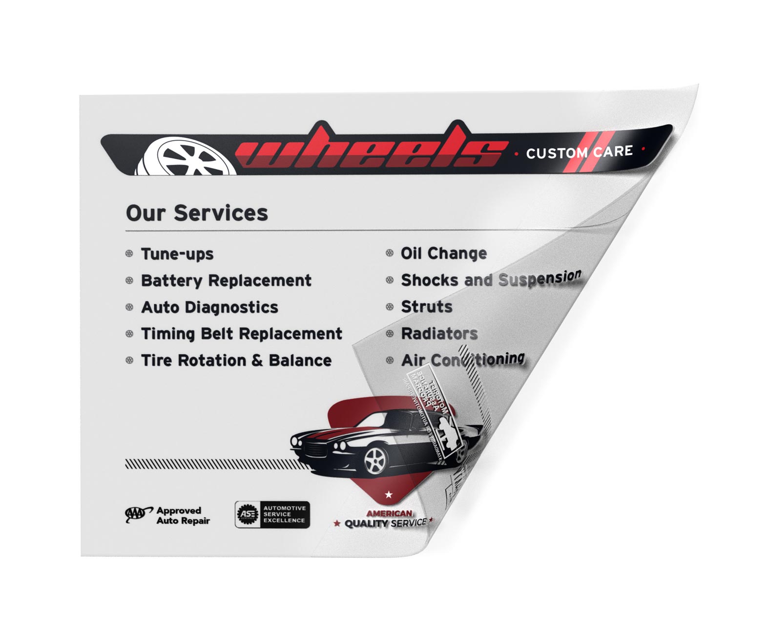 24 inch x 36 inch Window Cling-Clear