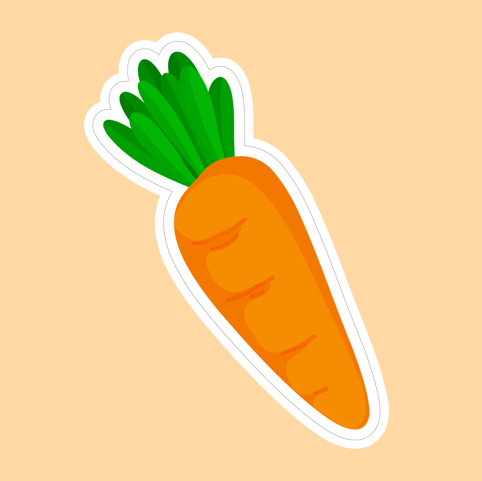 2 inch Square Waterproof Vinyl Kiss-cut Sticker 