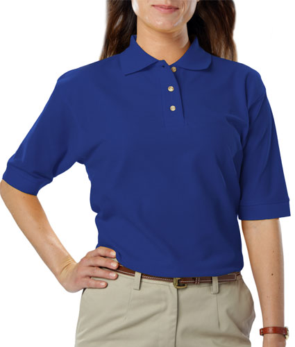 Blue Generation Ladies Teflon Pique Polo