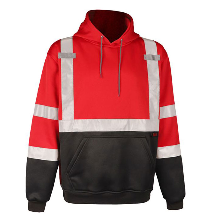GSS Safety Non ANSI Pullover Sweatshirt With Reflective Tape