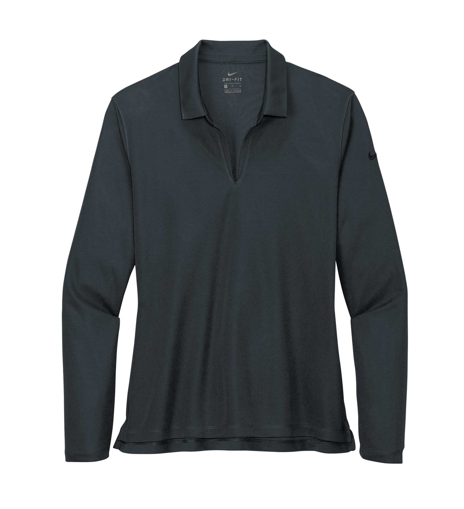Nike Ladies Dri-FIT Micro Pique 2.0 Long Sleeve Polo