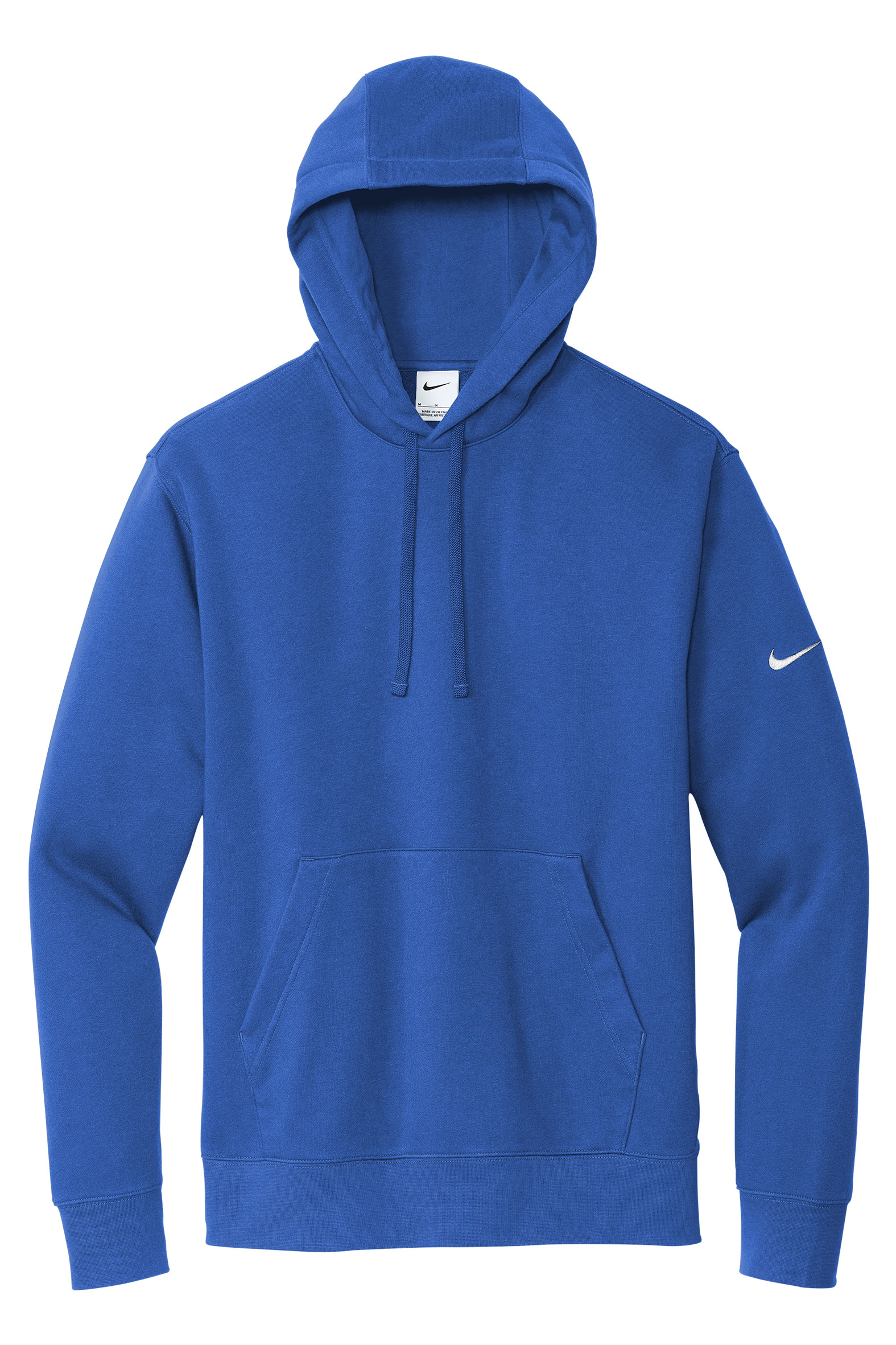 Nike Adult Club Fleece Sleeve Swoosh Pullover Hoodie
