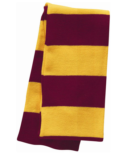 Sportsman Rugby Striped Knit Scarf