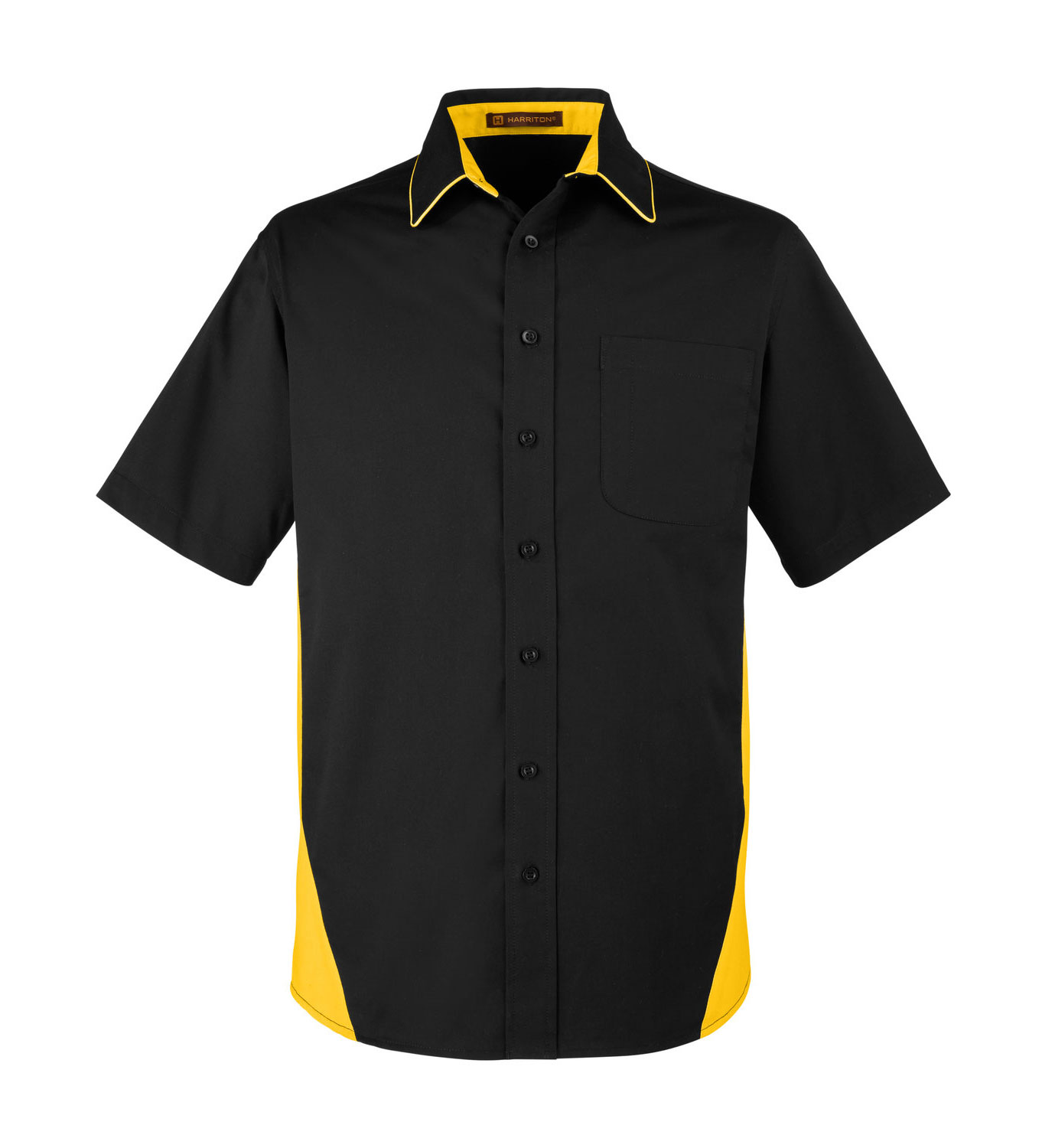 Harriton Mens Flash IL Colorblock Shirt