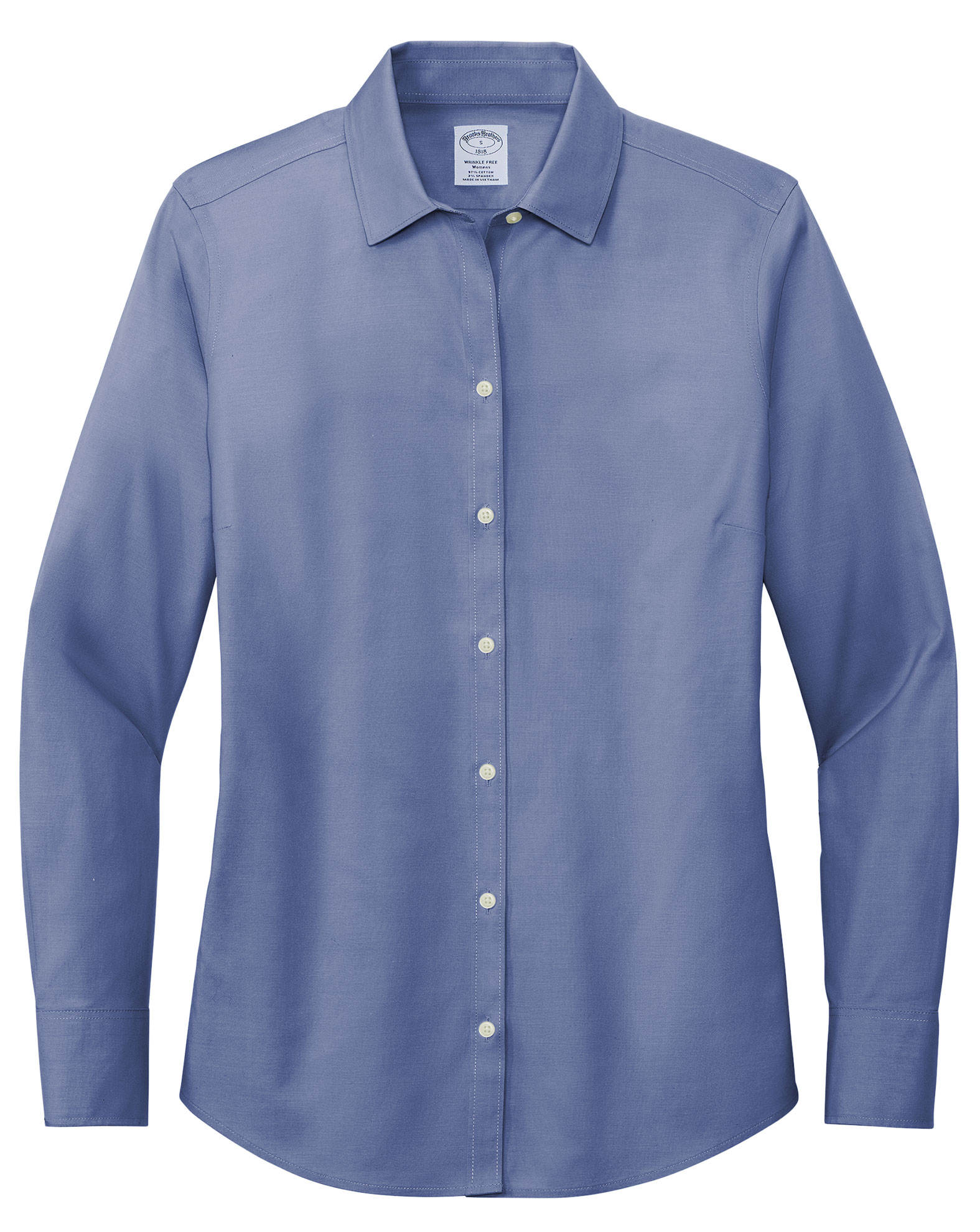 Brooks Brothers Womens Wrinkle-Free Stretch Pinpoint Shirt