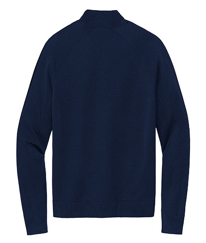 Brooks Brothers Mens Cotton Stretch 14 Zip Sweater
