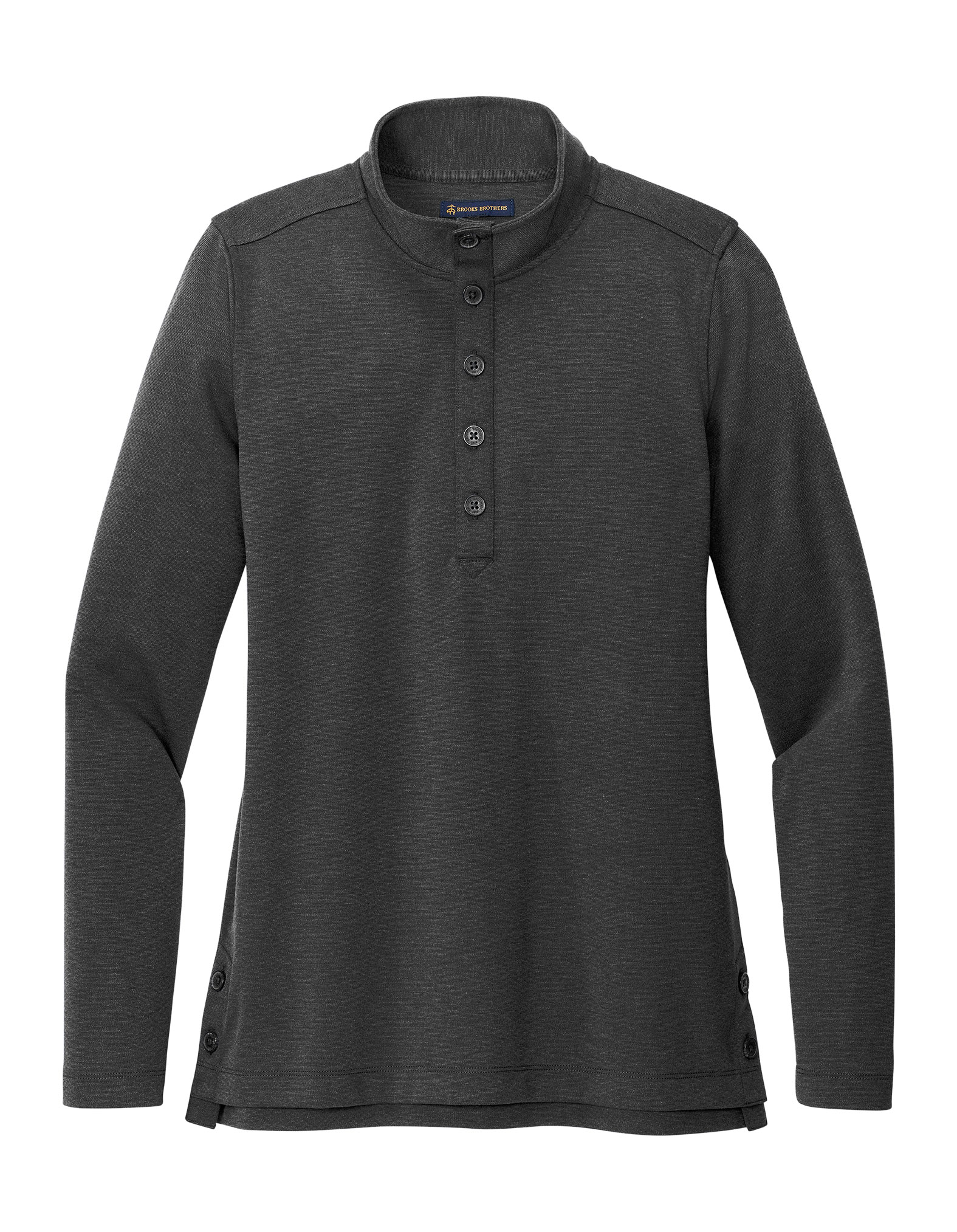 Brooks Brothers Womens Mid-Layer Stretch 12-Button Pullover