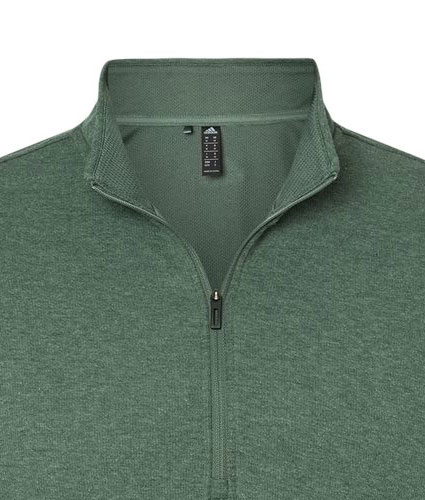Adidas Mens 3-Stripes Quarter-Zip Sweater