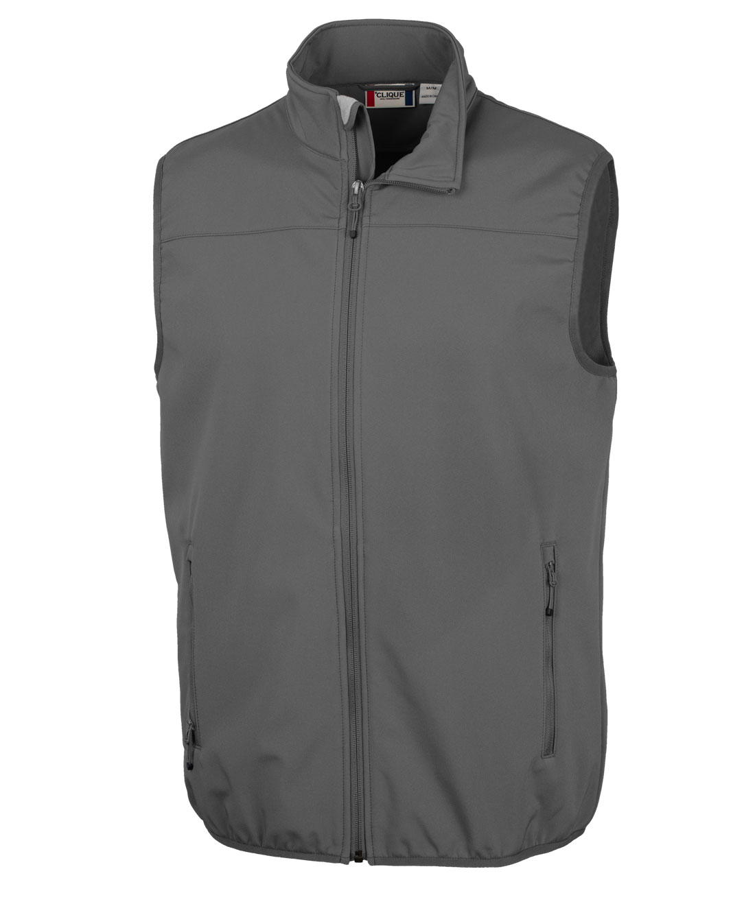 Clique Mens Trail Eco Stretch Softshell Full Zip Vest