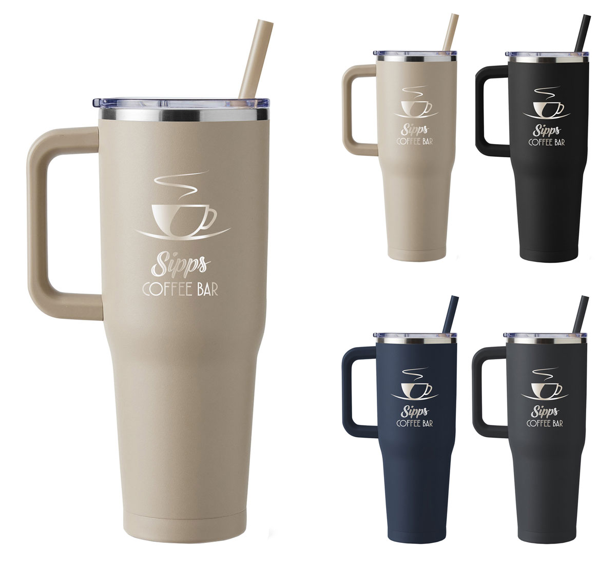 Harriton 40oz Vacuum Travel Mug