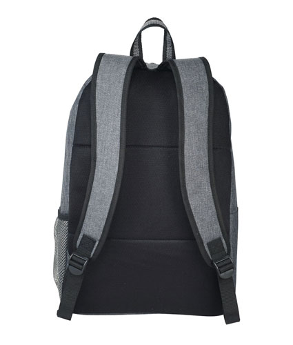 Leeds Computer Backpack Leeds Graphite Deluxe 15 Inch Laptop Backpack - Logo Sports Wear
