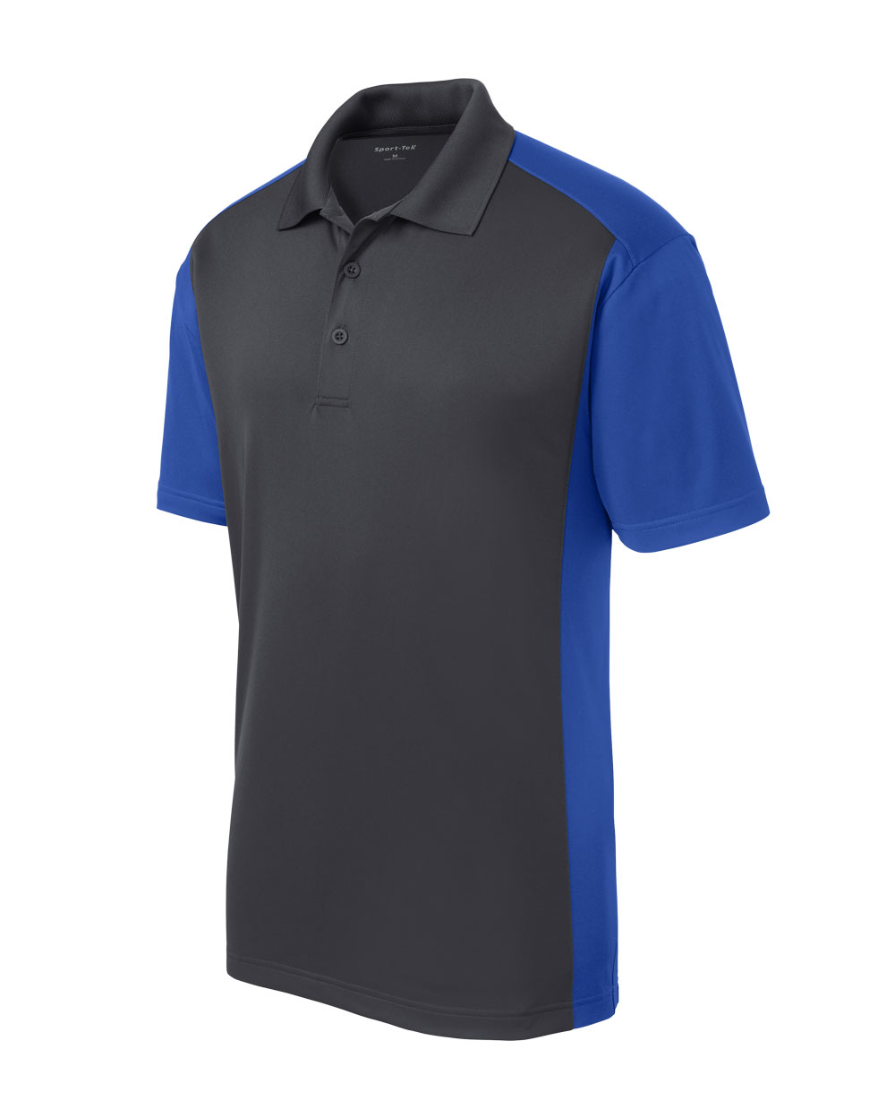 Sport-Tek Mens Colorblock Micropique Sport-Wick Polo