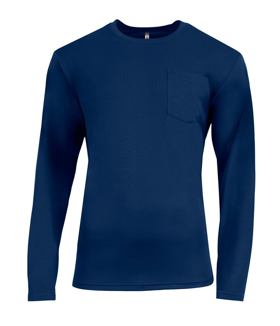 A4 Mens Sprint Long Sleeve Pocket Tee