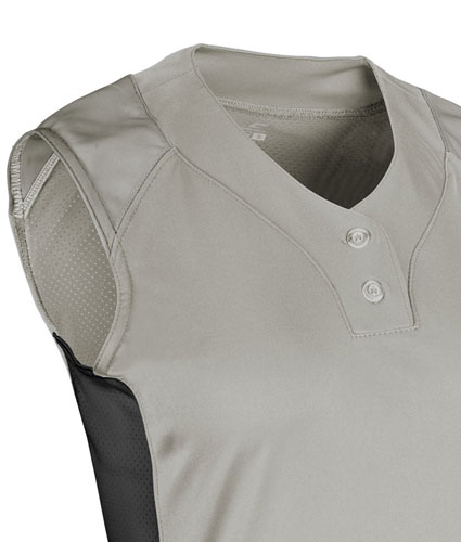 Champro Youth Girls Infinite 2-Button Sleeveless Jersey