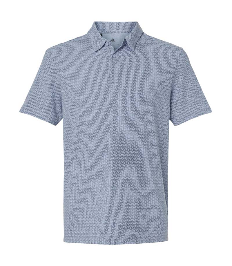 Adidas Mens Printed Blend Polo