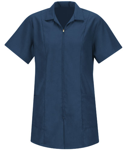 Red Kap Womens Zipper Front Smock