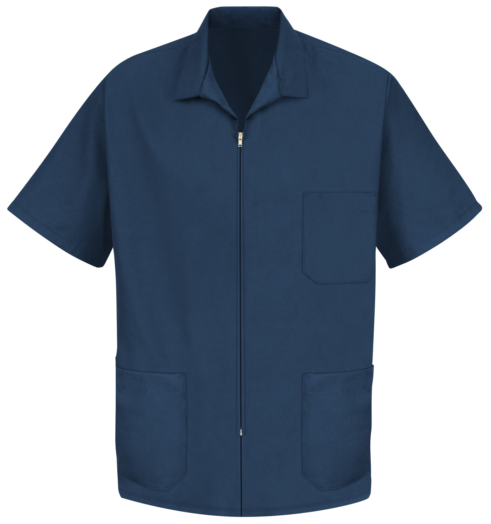 Red Kap Mens Zipper Front Smock