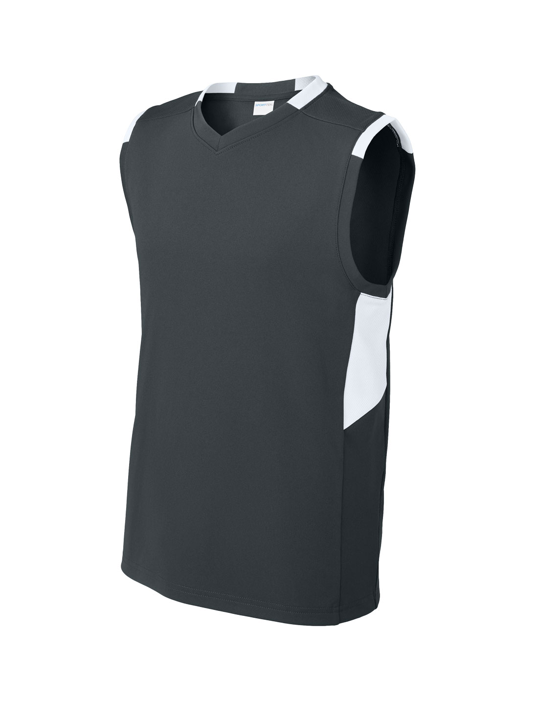 Sport-Tek Youth Club Sleeveless V-Neck
