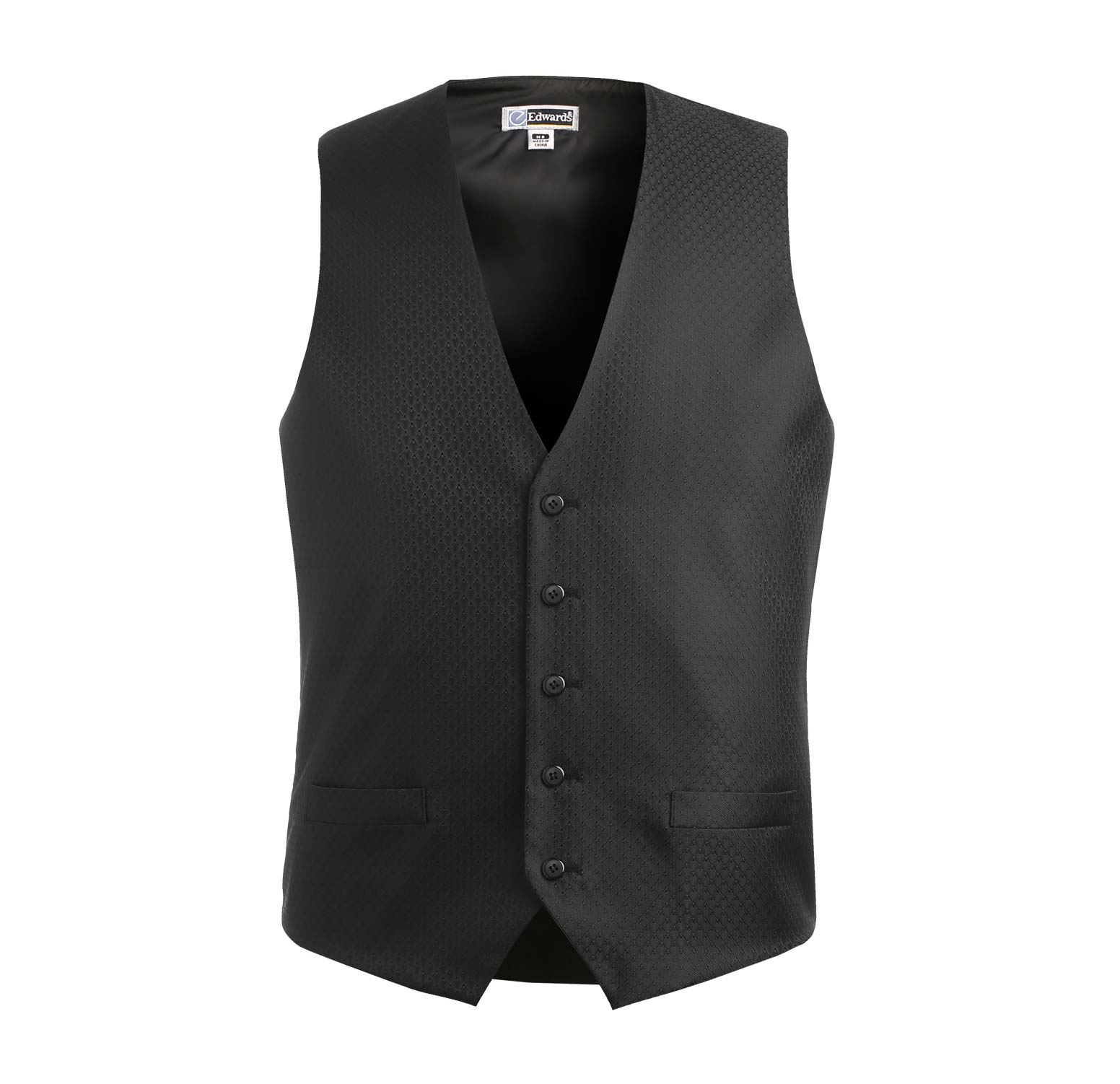 Edwards Mens Diamond Brocade Vest