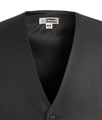 Edwards Mens Diamond Brocade Vest