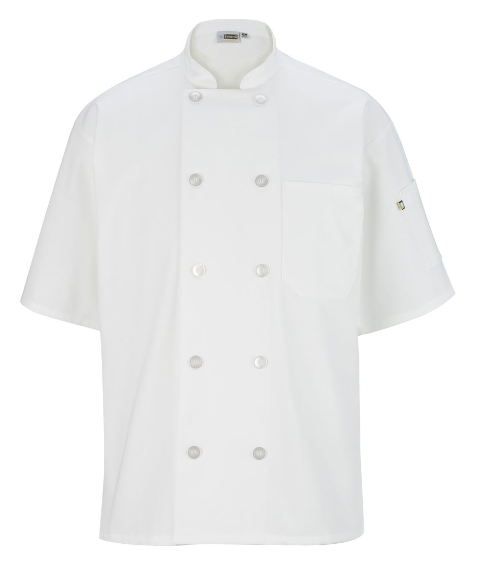 Edwards Adult Best Selling Classic 10-Button Chef Coat