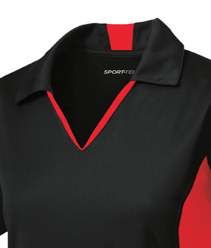 Sport-Tek Ladies Side Blocked Micropique Sport-Wick Coaches Polo