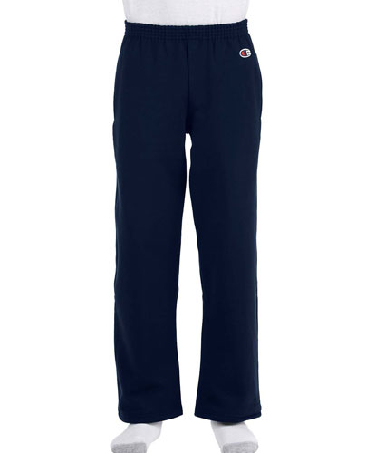 Champion Youth Powerblend Open-Bottom Fleece Pant