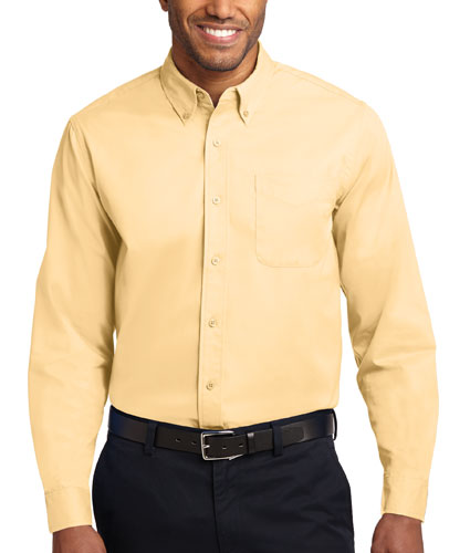 Port Authority Mens Extended Size Long Sleeve Easy Care Shirt