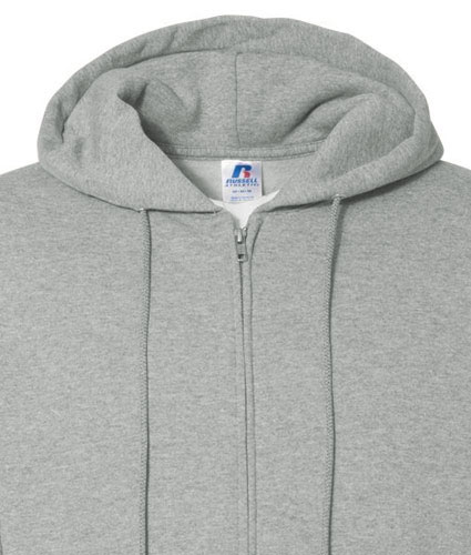 Russell Mens Dri-Power Fleece Full- Zip Hood