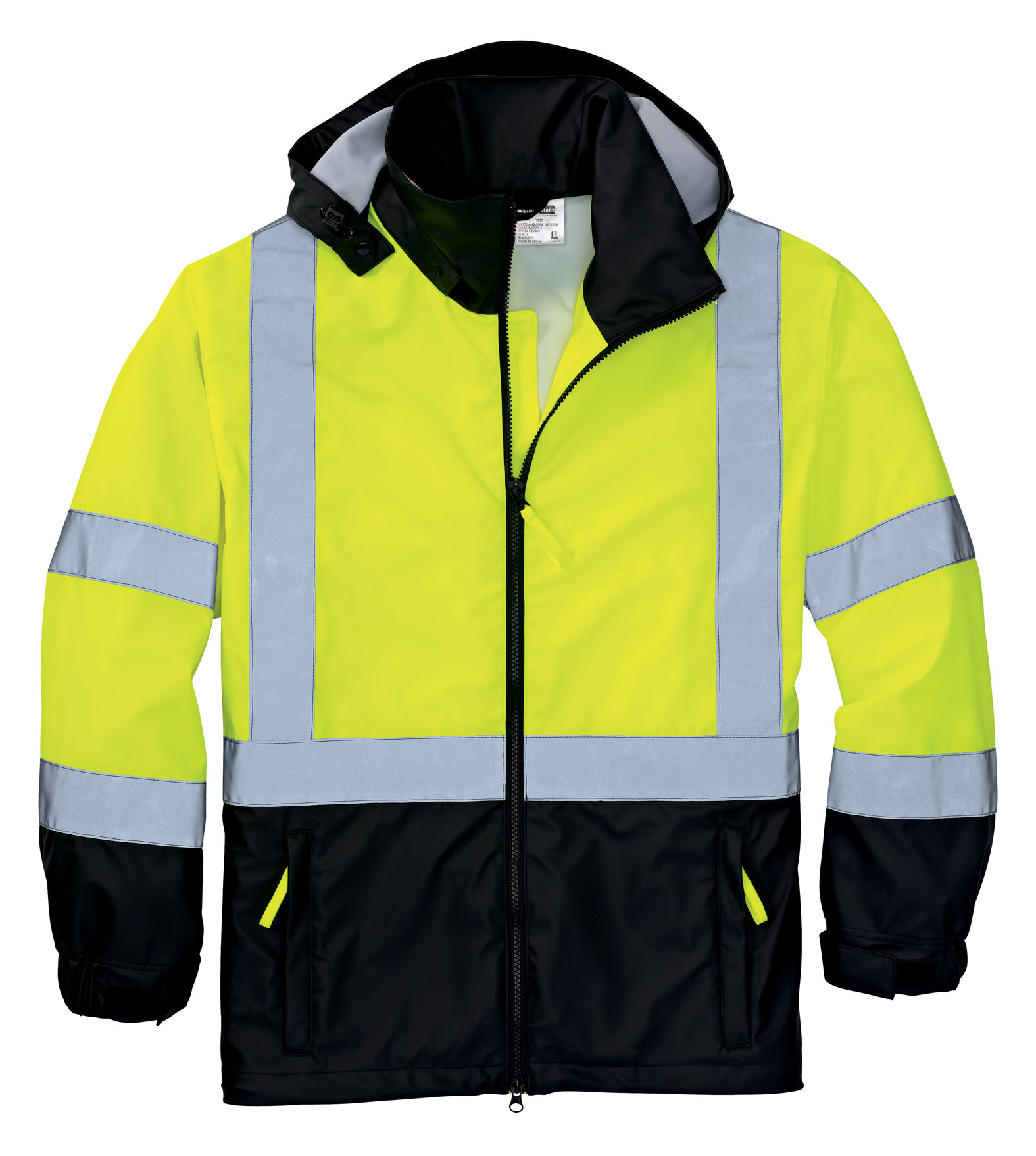 CornerStone Mens ANSI 107 Class 3 Safety Windbreaker