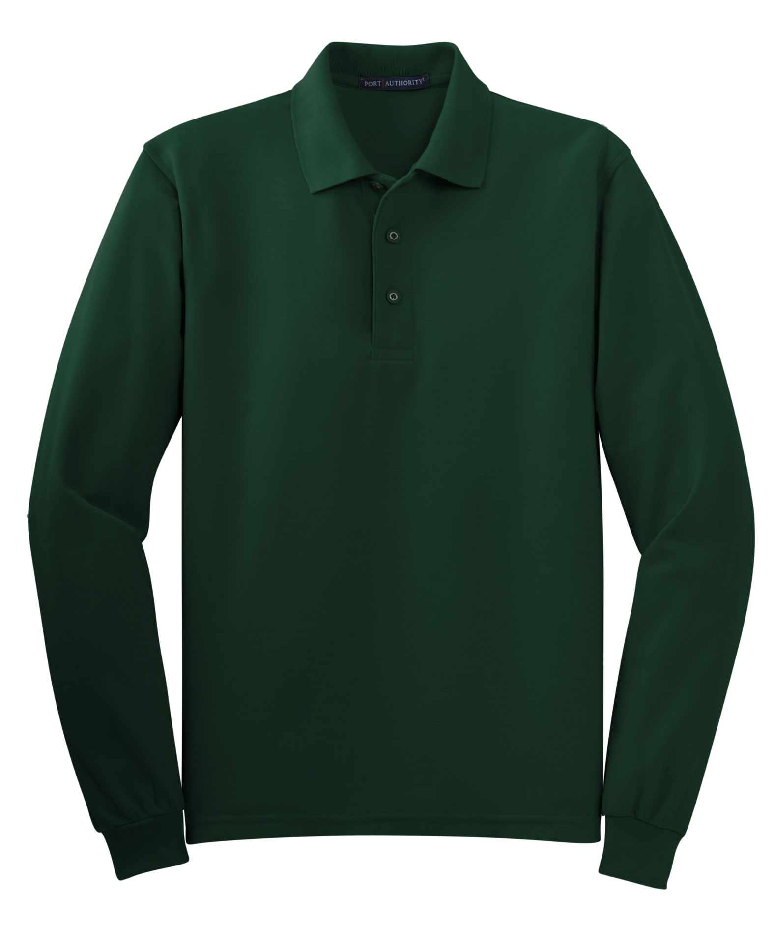 Port Authority Mens Silk Touch Long Sleeve Polo