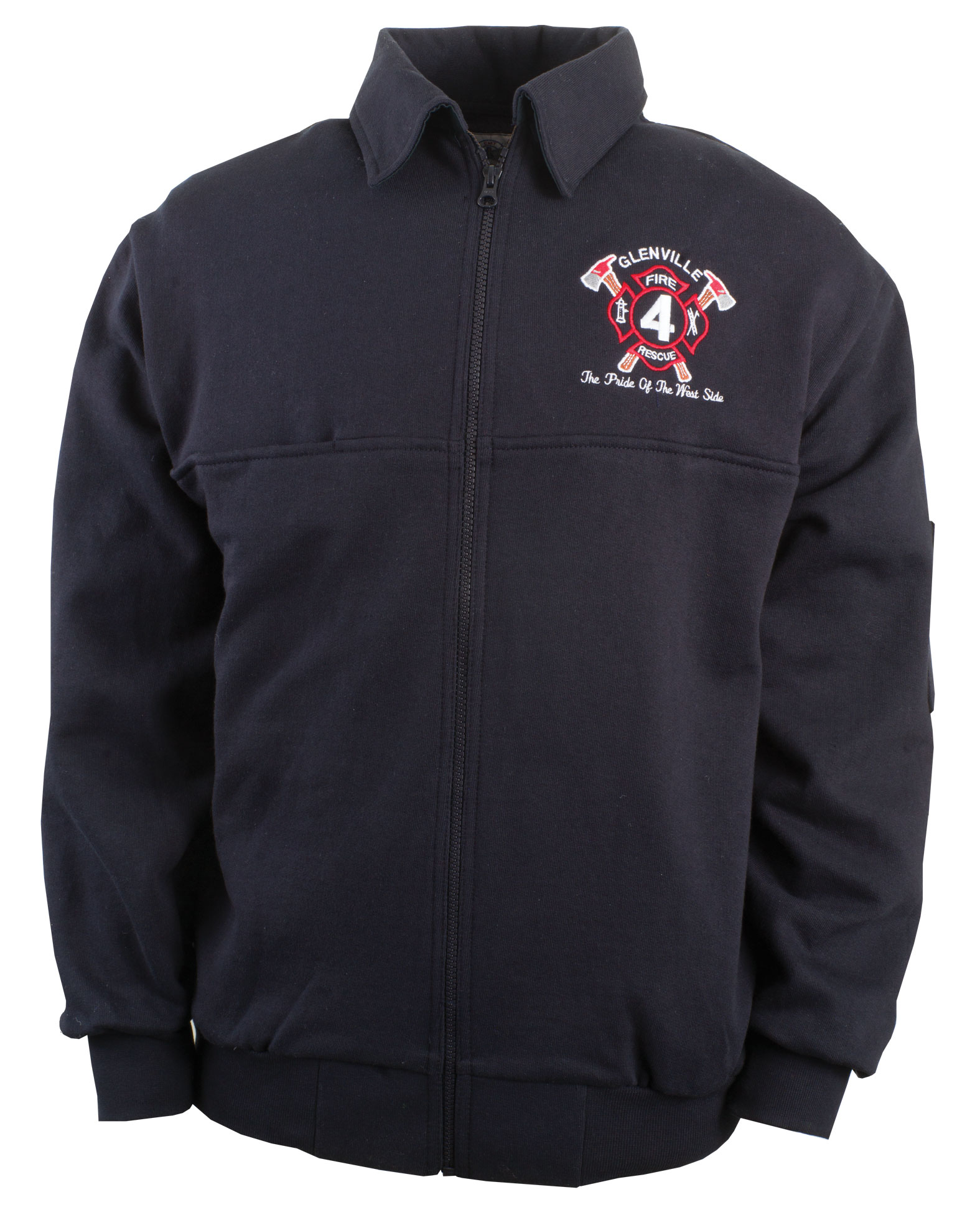 Game Sportswear Adult Firefighters Full Zip Work Shirt