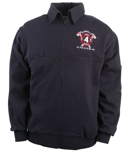 Game Sportswear Adult Firefighters Full Zip Work Shirt