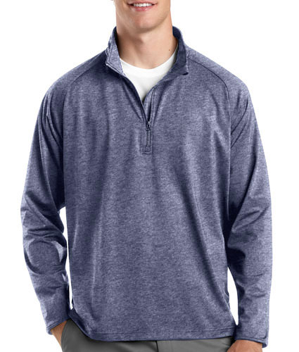 Sport-Tek Mens Sport-Wick Stretch 12-Zip Pullover