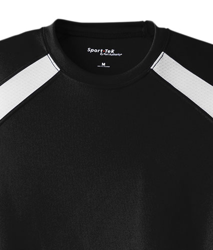 Sport-Tek Mens Dry Zone Colorblock Crew