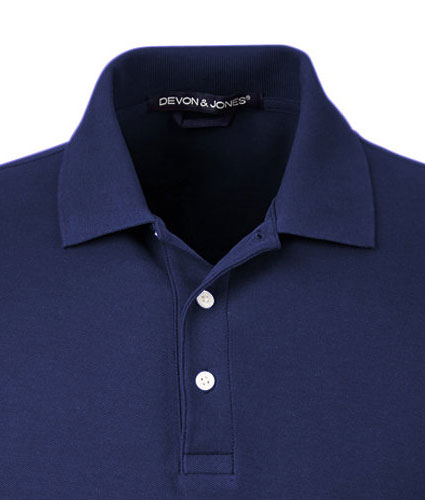 Devon Jones Mens Pima Piqu Short-Sleeve Polo