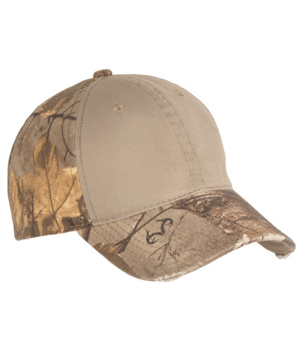 Port Authority Camo Cap with Contrast Front Panel