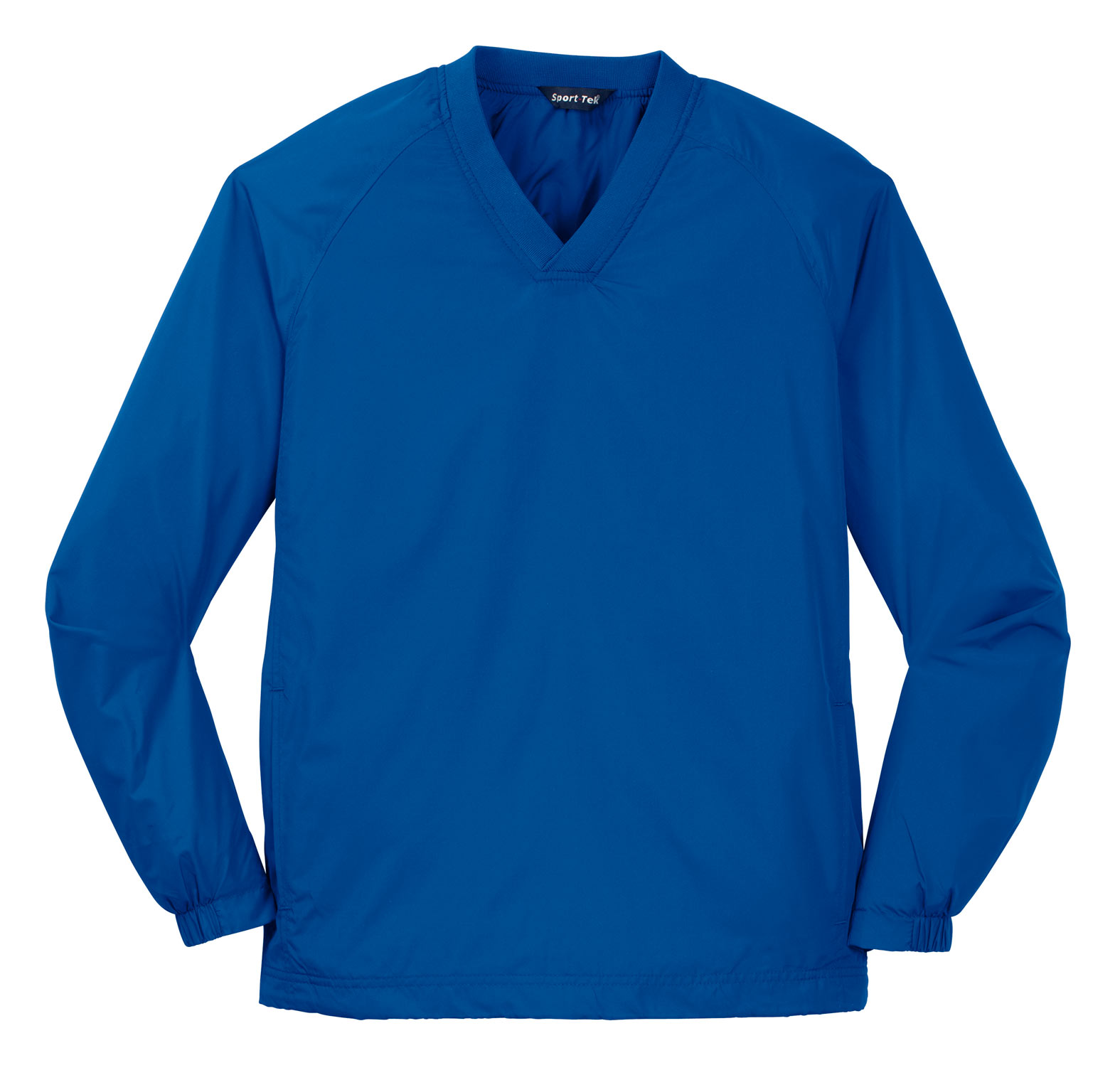 Sport-Tek Mens V-Neck Raglan Wind Shirt