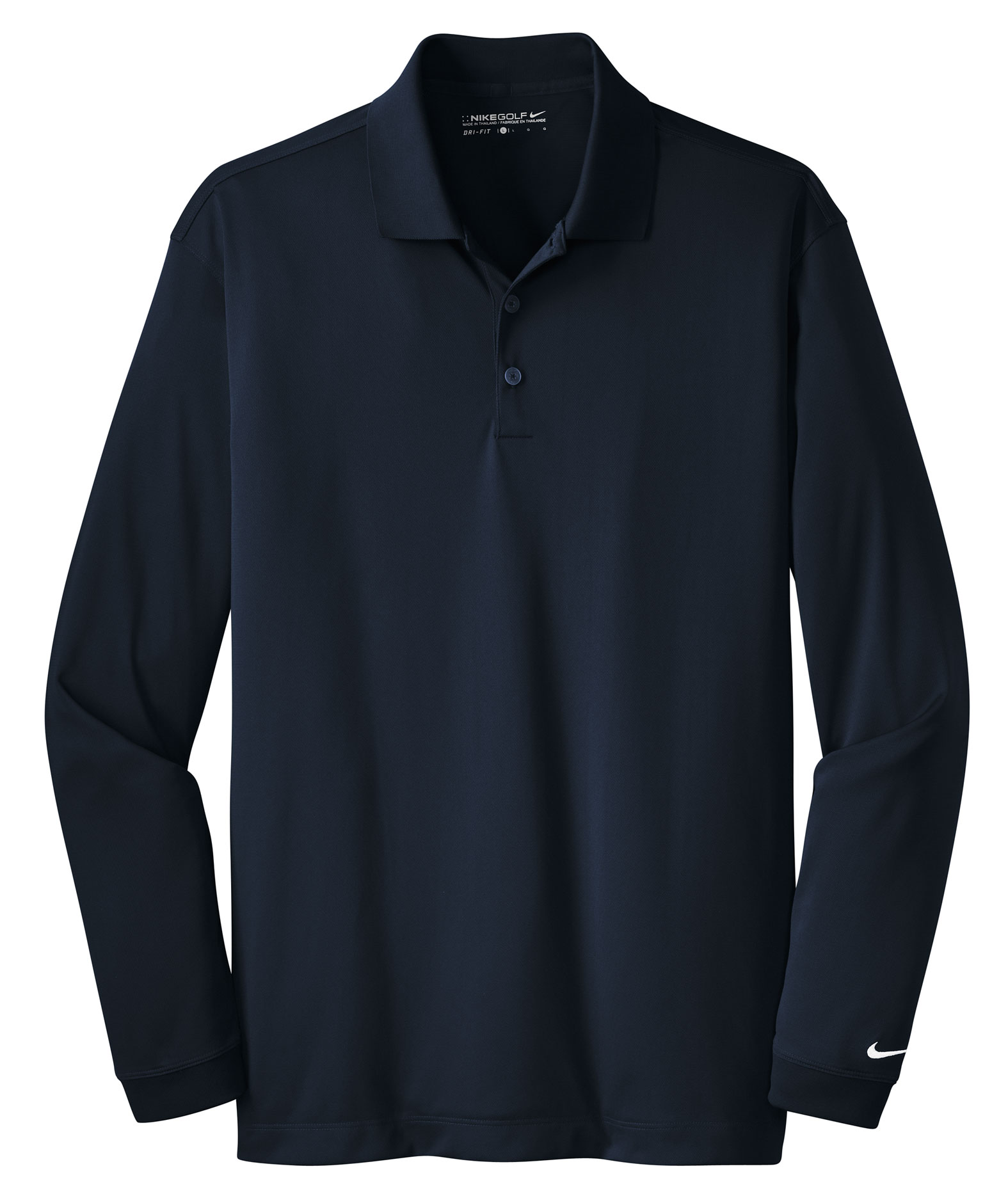 Nike Mens Long Sleeve Dri-FIT Stretch Tech Polo