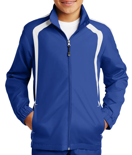 Sport-Tek Youth Colorblock Raglan Jacket