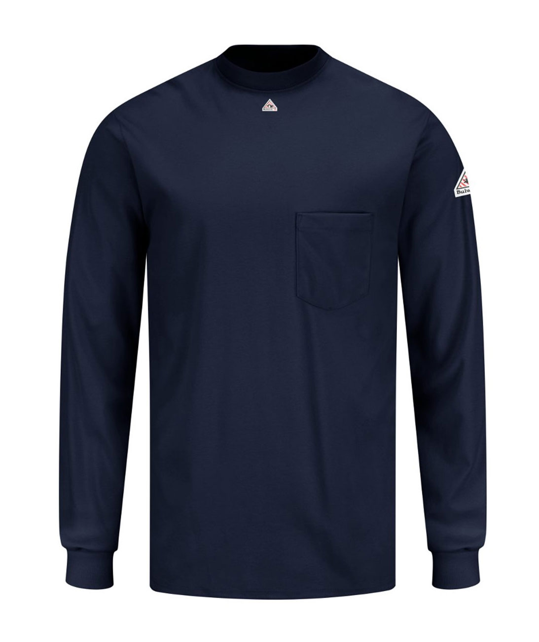 Bulwark Mens Fire Resistant Knit Long Sleeve T-Shirt